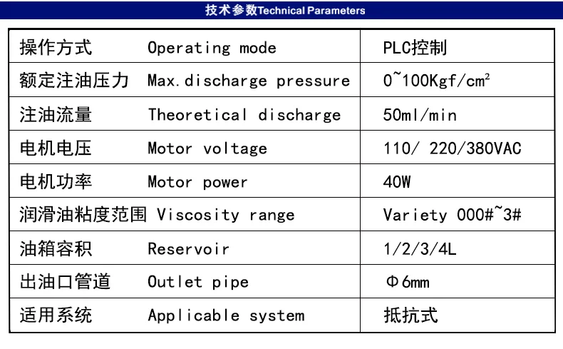 PLC半自动黄油泵