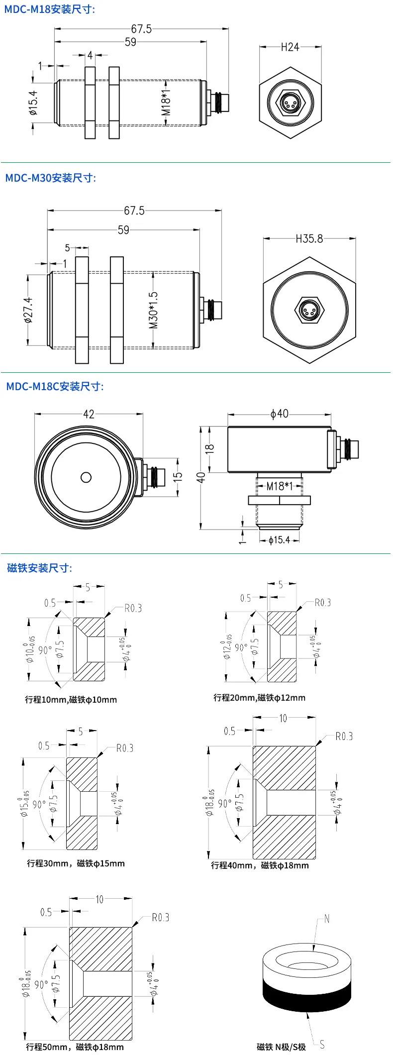 五、安装尺寸